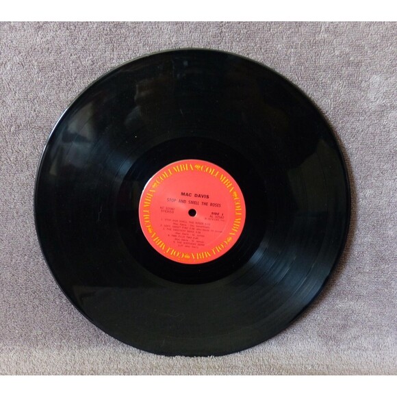 Mac Davis Stop and Smell The Roses LP Vinyl 1974 Columbia KC 32582 Folk Country - Picture 9 of 13